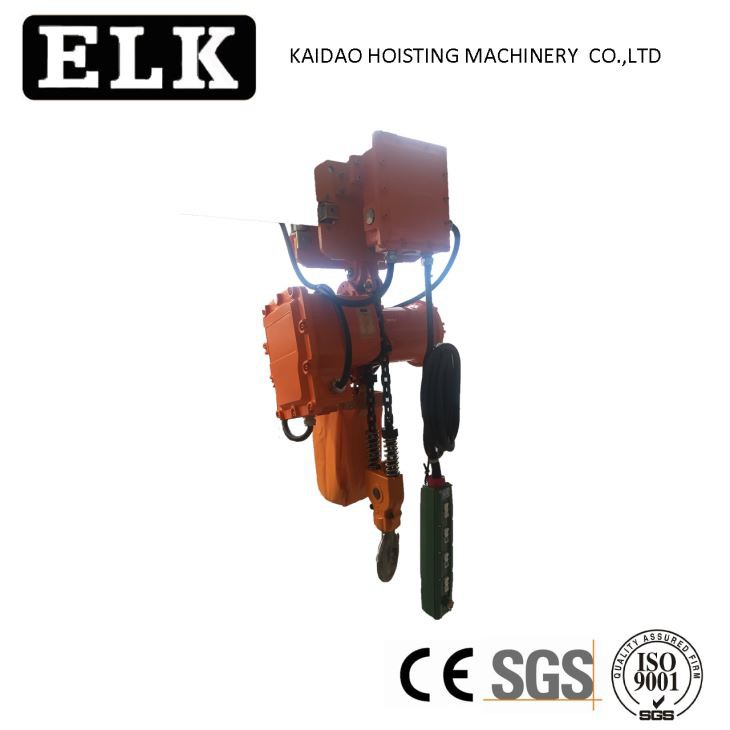 بالابرهای الکتریکی زنجیره ای 1ton-5ton با ترمز دستی